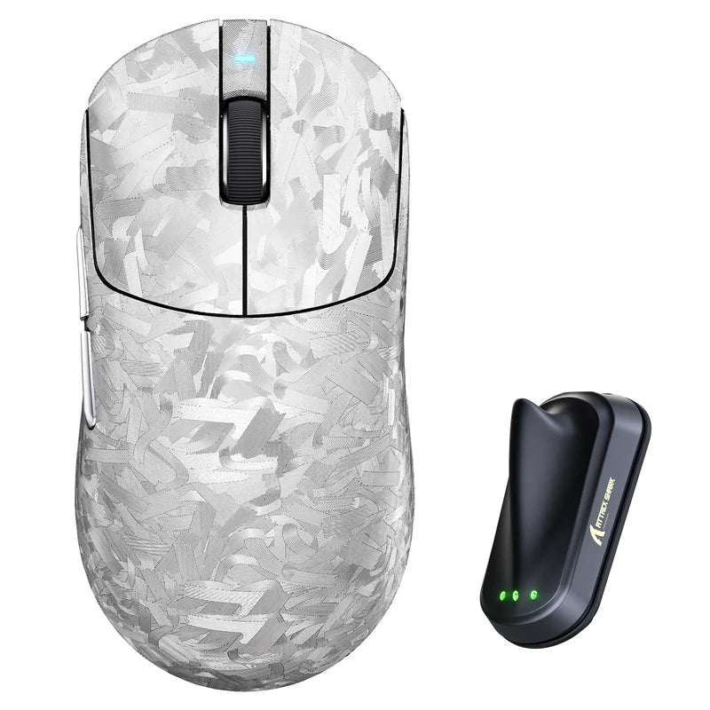 ATTACK SHARK RS3 ULTRA Carbon Fiber | 63g 52K DPI 8K Wireless Mouse