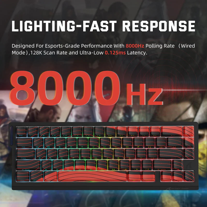 Attack Shark X68 PRO HE Wireless (8KHz / Snap Tap / Rapid Trigger)
