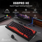 Attack Shark X68 PRO HE Wireless (8KHz / Snap Tap / Rapid Trigger)