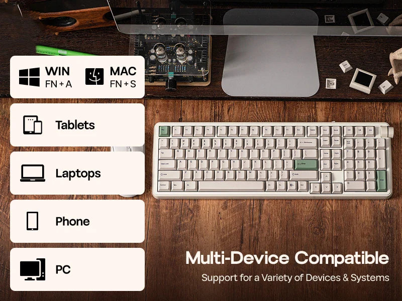 EPOMAKER RT100 PRO — 96% Wireless Keyboard