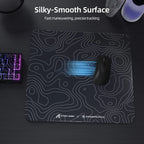 ATTACK SHARK CM05 Glass Gaming Mouse Pad white