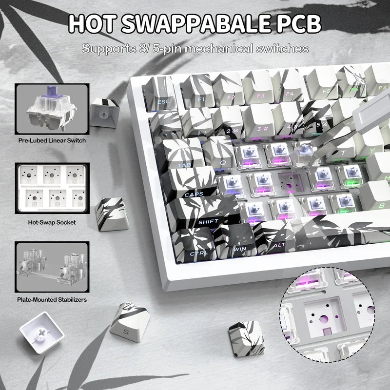 ATTACK SHARK X820 ULTRA Tri-mode Gasket Mechanical Keyboard