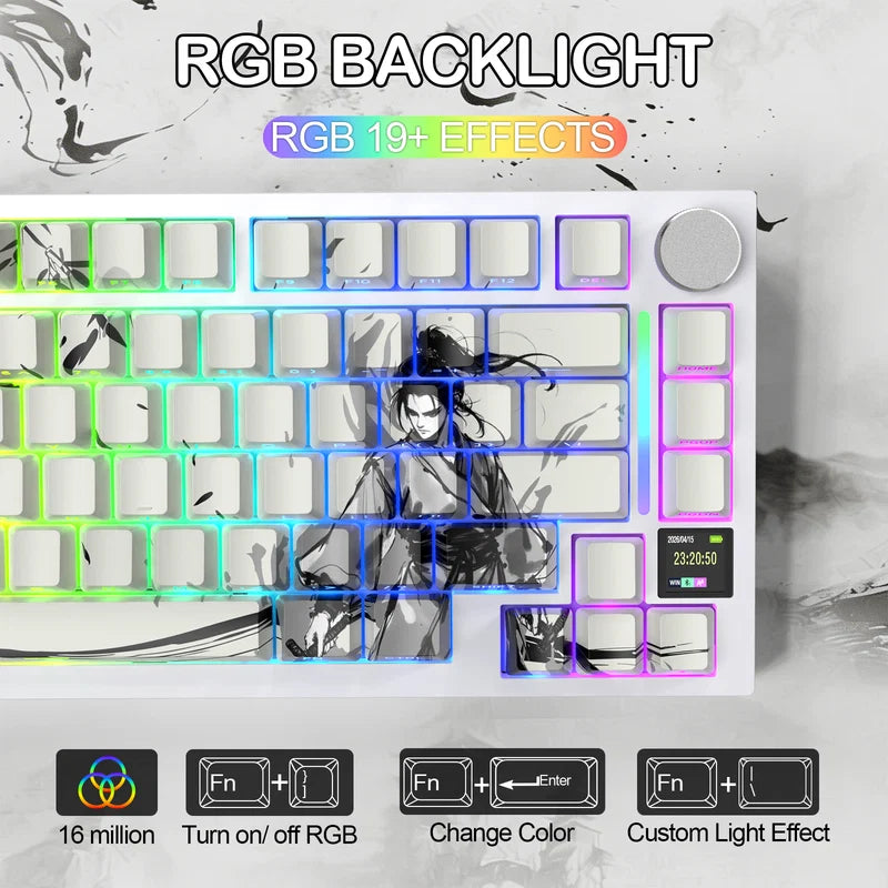 ATTACK SHARK X820 ULTRA Tri-mode Gasket Mechanical Keyboard