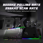 ATTACK SHARK R85 HE Rapid Trigger Keyboard Magnetic