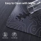 ATTACK SHARK CM05 Glass Gaming Mouse Pad white