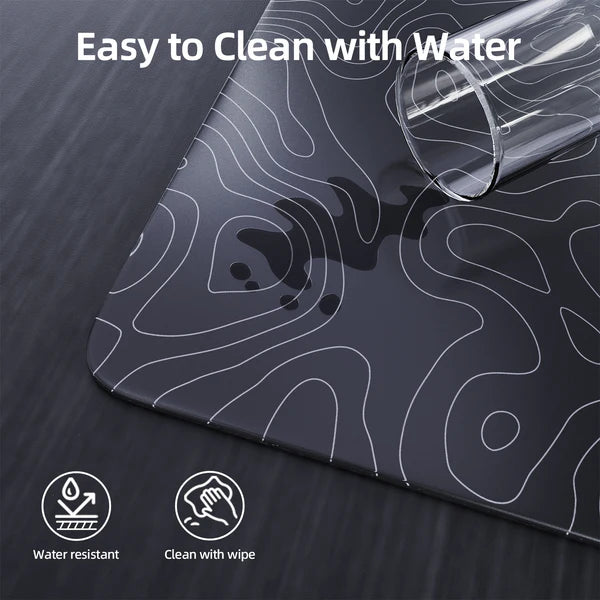 ATTACK SHARK CM05 Glass Gaming Mouse Pad white