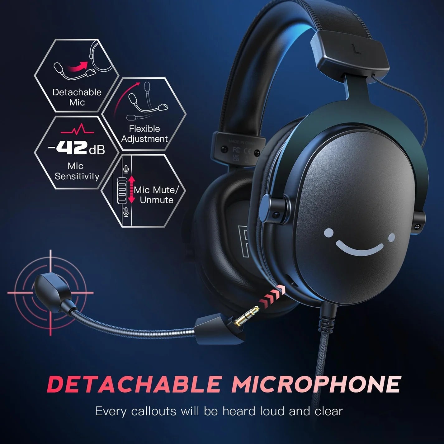 FIFINE AmpliGame H9 USB Wired Gaming Headset