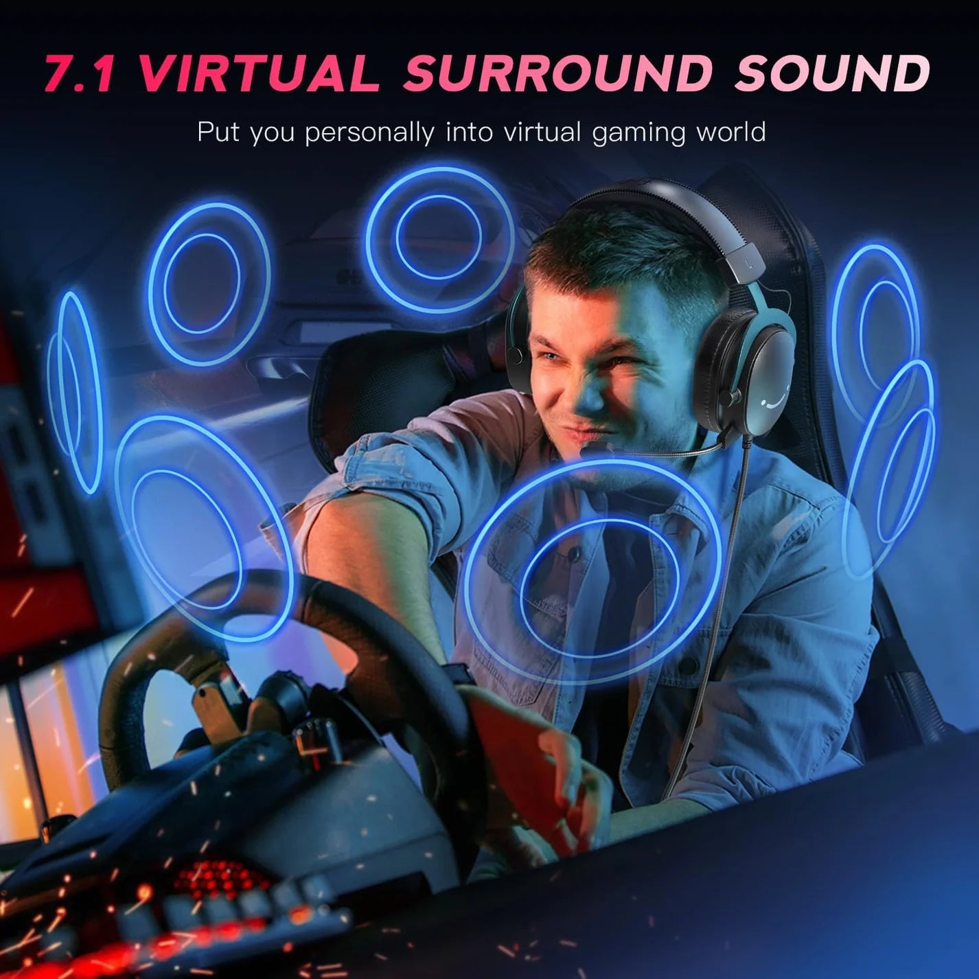 FIFINE AmpliGame H9 USB Wired Gaming Headset