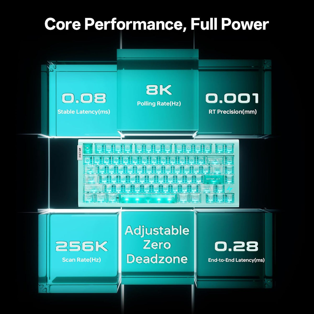 ATK RS7 Air Esports Hall Effect Keyboard - Lucidblade Switch
