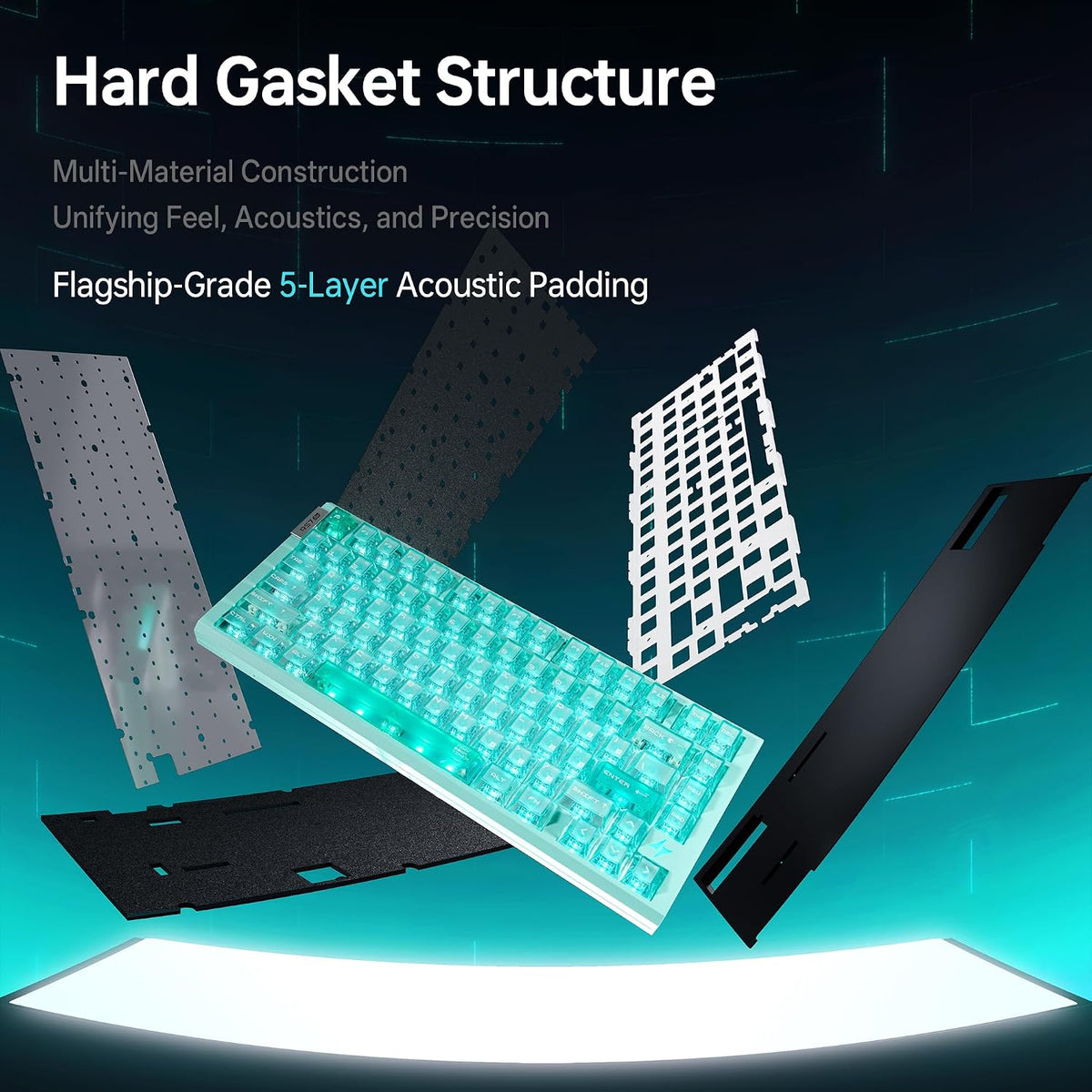 ATK RS7 Air Esports Hall Effect Keyboard - Iceblade switch