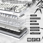 ATTACK SHARK X820 ULTRA Tri-mode Gasket Mechanical Keyboard