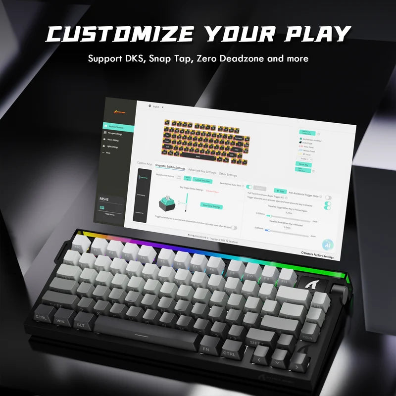 ATTACK SHARK R85 HE Rapid Trigger Keyboard Magnetic