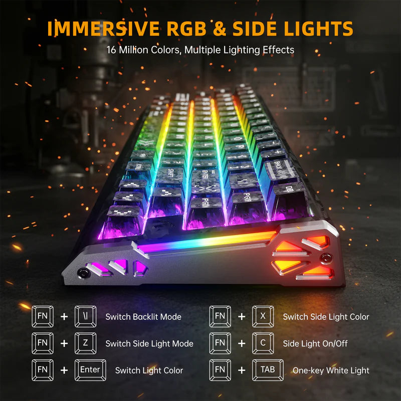 ATTACK SHARK R68 HE Carbon Fiber (Rapid Trigger 0.005mm / Snap Tap / 8KHz)