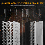 ATTACK SHARK R68 HE Carbon Fiber (Rapid Trigger 0.005mm / Snap Tap / 8KHz)
