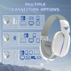 ATTACK SHARK L90 Foldable RGB Ultra-Light Tri-Mode Gaming Headset