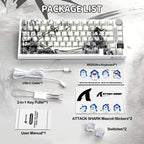 ATTACK SHARK X820 ULTRA Tri-mode Gasket Mechanical Keyboard