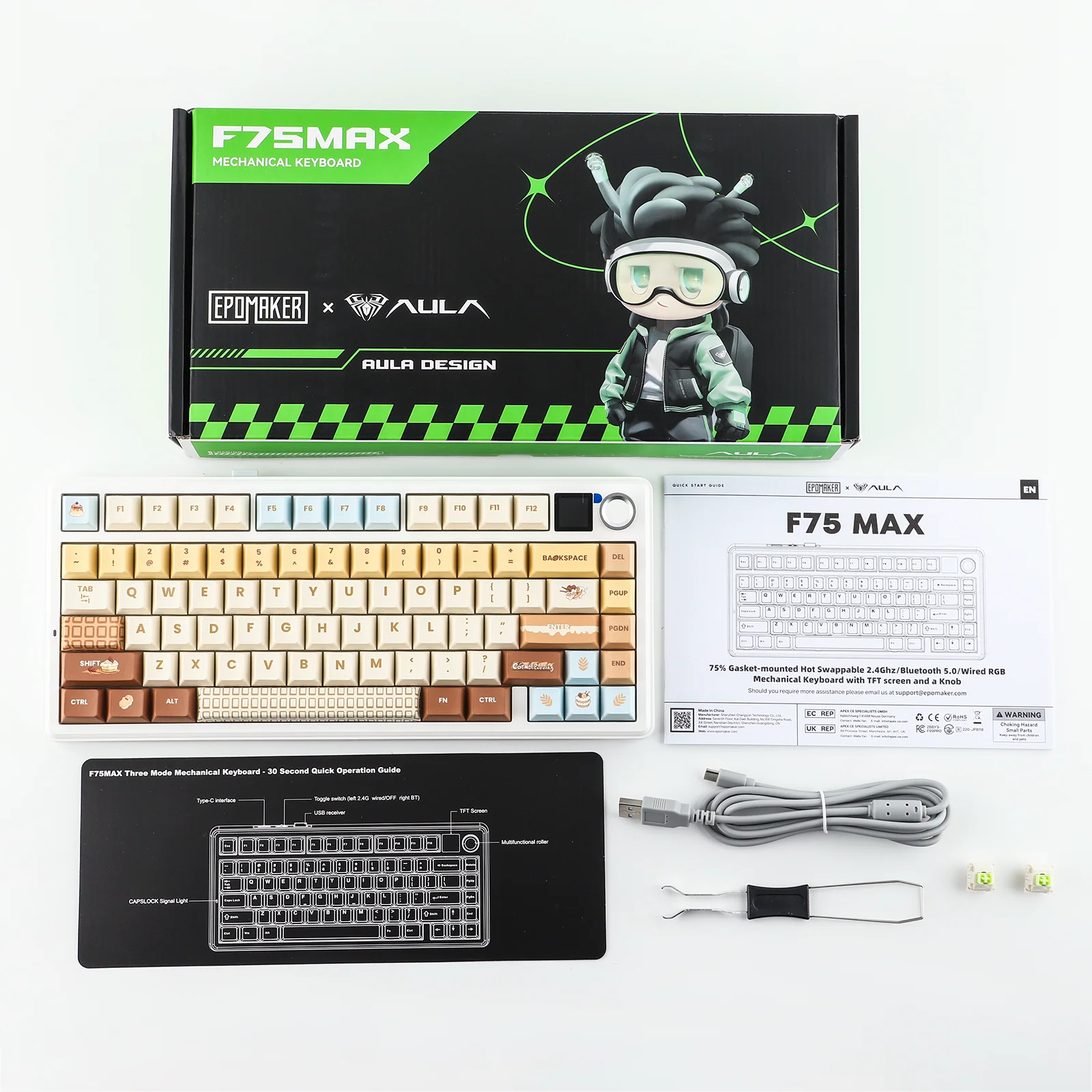 EPOMAKER X AULA F75 Max wireless