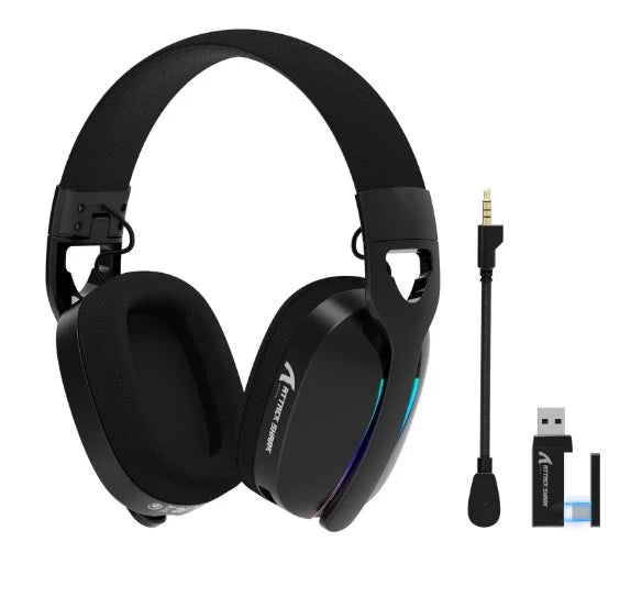 ATTACK SHARK L90 Foldable RGB Ultra-Light Tri-Mode Gaming Headset