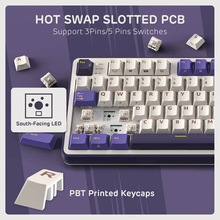 RK ROYAL KLUDGE S98 Mechanical Keyboard w/Smart Display