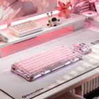 GravaStar Pro Gaming Set - Sakura Pink - cat paw pad keycaps set