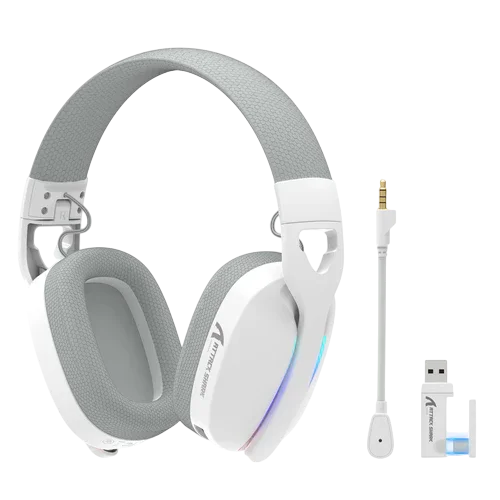 ATTACK SHARK L90 Foldable RGB Ultra-Light Tri-Mode Gaming Headset